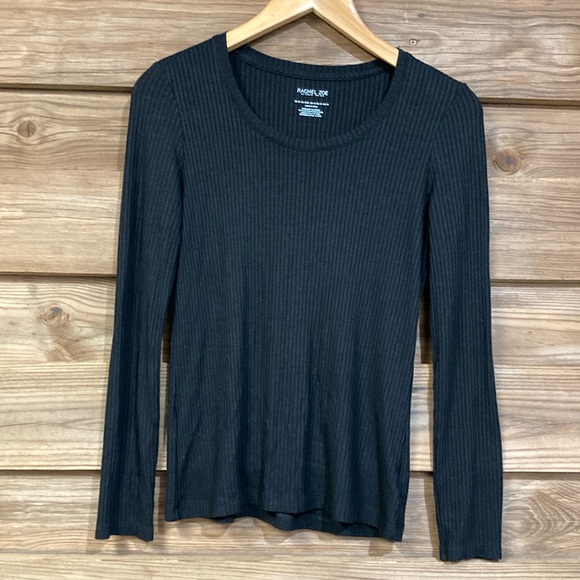 thumbnail image 2 of Girls Long Sleeve Ribbed Knit Shirts Soft Slim Fit Crewneck Casual Base Layer Tops Tees P 171092265 2 of 10